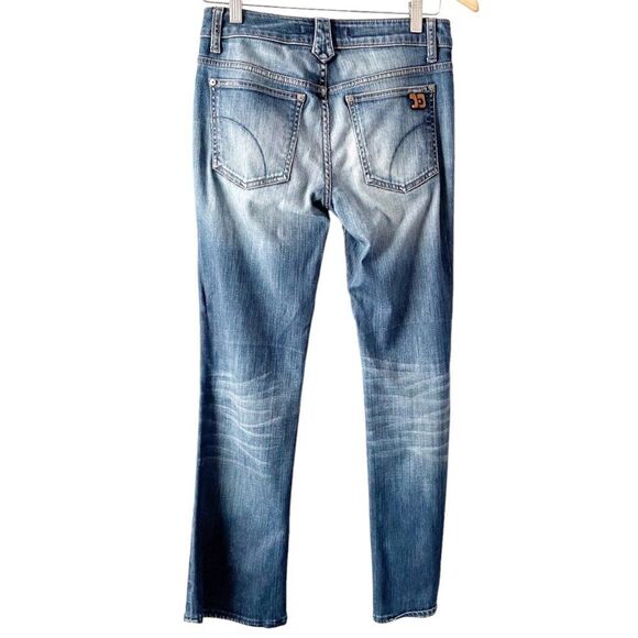 Joe's Slim Boot Medium Wash Low Rise in Honey Fit Straight Jeans 27 - Picture 3 of 9